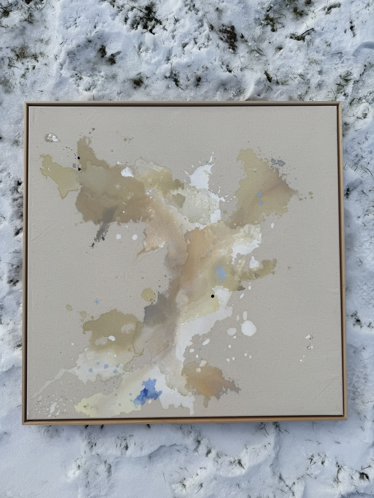Winterliebe II, 2026, Acryl auf roher Baumwollleinwand, Ansicht 10